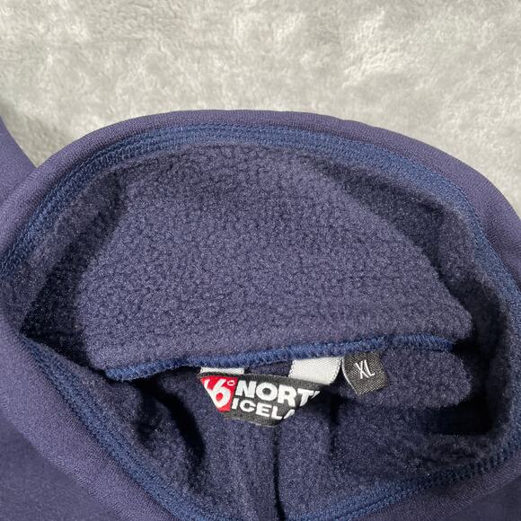 66 Degrees North Iceland Pullover Mens XL Blue Vik Zip Neck Performance Outdoor - Picture 4 of 8